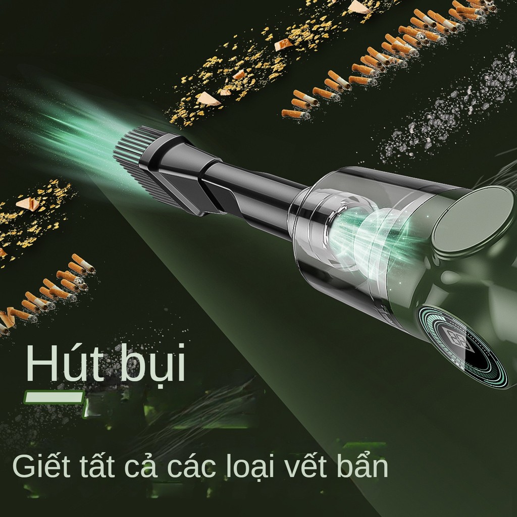 3.0 Sạc USB Xe Máy Hút Bụi Không Dây Sạc Cầm Tay Xe Di Động Nhỏ Hộ Gia Đình Mini
