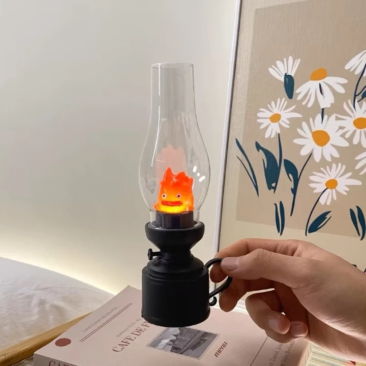 Đèn ngủ siêu tối Calcifer Flame cho phòng ngủ trẻ em