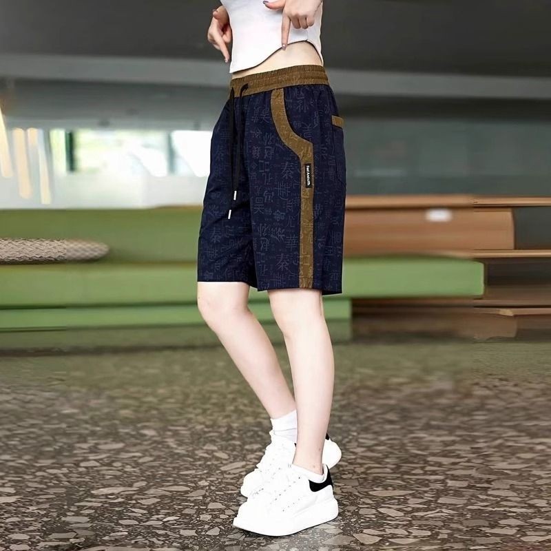 Quần short thể thao dáng rộng mùa hè cho nữ