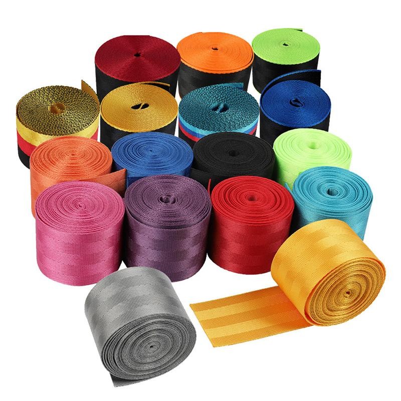 Dây đai an toàn ô tô TMOY Webbing Polyester Seat Lap Dây đeo an toàn Nylon có thể thu vào TCS