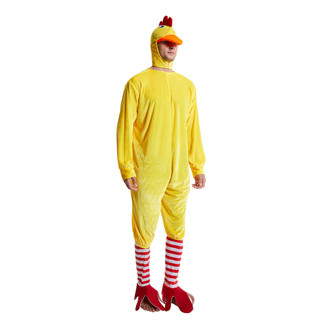 Trang phục gà vàng cho người lớn Quần áo Cosplay động vật cho sân khấu Trò chơi tương tác gia đình Halloween