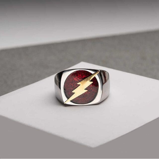 D DC Flash Sterling Bạc Men Tem Mở Nhẫn Nam Nữ Salesone Warner Hàng Hóa Chính Hãng Nhẫn DC Flash Sterling Bạc Men Tem Mở Nhẫn Nam Nữ Salesone Warner Hàng Hóa Chính 10.25