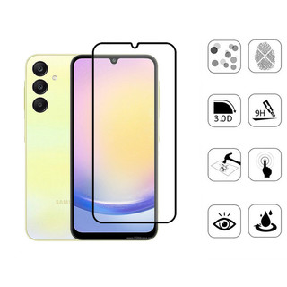 2 Chiếc Kính Cường Lực Bảo Vệ Màn Hình Cho Samsung Galaxy A25 A16 A06 A55 A35 A15 A05 A05s A54 A35 A24 4G 5G 9D Kính Bảo Vệ Phim