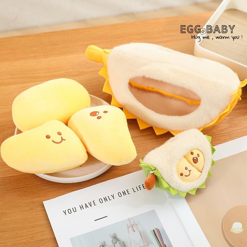 Mô phỏng Durian Đồ chơi sang trọng Búp bê sầu riêng ngon Sáng tạo Búp bê trái cây Quà tặng cho bạn bè Quà tặng sinh nhật