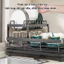 Kệ Úp Chén Bát Khung Thép Carbon Chống Gỉ, Giá Để Bát Đĩa Có Khay Thoát Nước Nhà Bếp