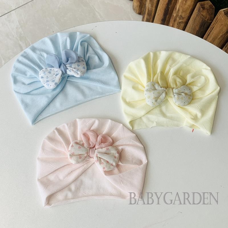 / / -Mũ Turban Bé Gái Sơ Sinh Ngọt Ngào Mềm Mại Co Giãn Dễ Thương Nơ Mũ Mầm Non Mũ Beanie Cho Trẻ Sơ Sinh