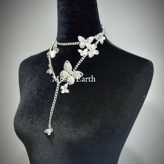 Dây Thắt Lưng Nữ Thắt Lưng Vòng Cổ Dây Xích Phụ Kiện Thời Trang ins Retro Kim Loại Bướm Nhật Bản Dây Xích Chữ Thập Hàn Quốc Thiết Kế Niche Cao Cấp Đa Năng Cơ Thể Ngọt Ngào Mát