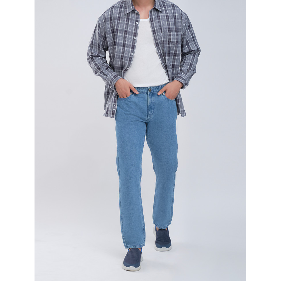 Quần Jean dài VIETTIEN SMART CASUAL vải Cotton form REGULAR VT00000140