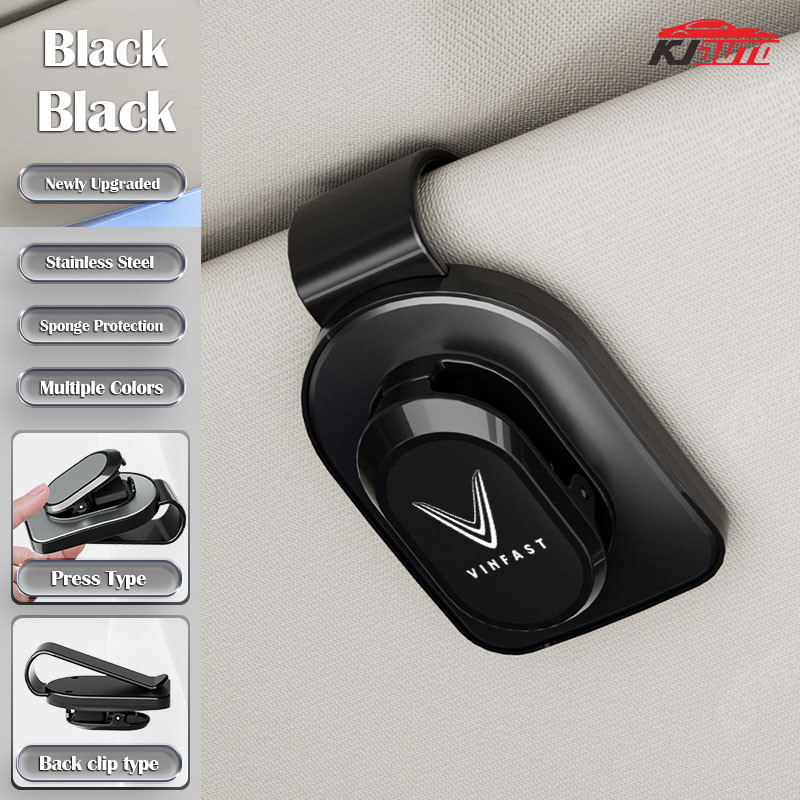 Vinfast Kính Ô Tô Kẹp Kính Mát Hộp Bảo Quản Thẻ Vé Kẹp Người Tổ Chức Phụ Kiện Xe Hơi Cho VF 8 VF 9 VF E34 Lux A Fadil Chủ Tịch SA VF E34