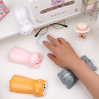Miếng đệm chuột giải nén Miếng đệm cổ tay Hoạt hình dễ thương Gối tựa tay