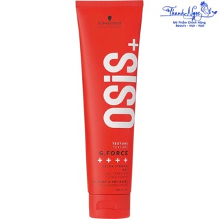 Gel Giữ Nếp Schwarzkopf Osis G.Force Extra Strong Định Hình Nếp Tóc Siêu Cứng 150ml [ TN ]