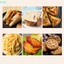 50 / 100 Giấy Chống Dầu Để Gói Bao Bì Bánh Mì Burger Chiên Thực Phẩm Chiên Chiên Đĩa Giấy Nướng Không Khí Thảm Phụ Kiện [BK]