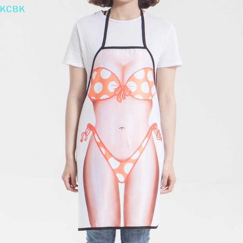 [Kc] Tạp dề nhà bếp ngộ nghĩnh dành cho nữ gợi cảm nấu ăn Pinafore Dụng cụ làm sạch nhà cửa [BK]
