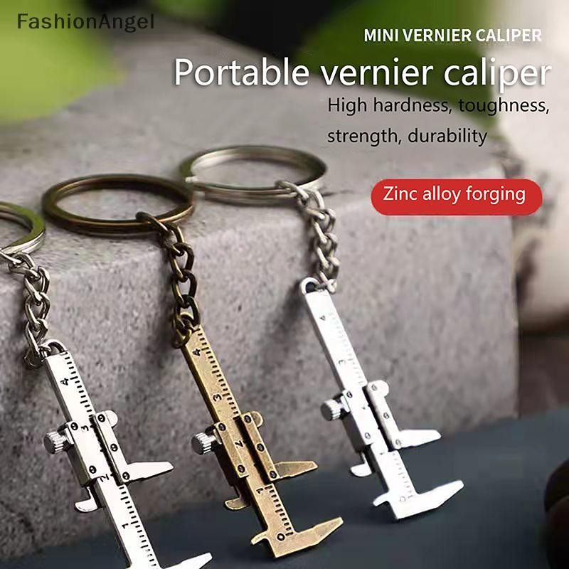 FashionAngel Gấp Kính Phóng Đại Vernier Caliper Di Động Móc Khóa Dụng Cụ Đo Nhỏ Hỗ Trợ Đọc Sách Thời Trang Chìa Khóa Ô Tô Phụ Kiện VN