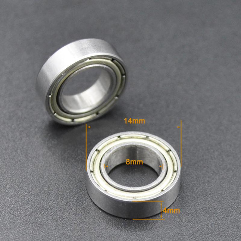 Cuscinetti A Sfera MR148-ZZ (10 Pezzi) Con Doppi Scudi Metallici - Alta Qualit&agrave; JSB