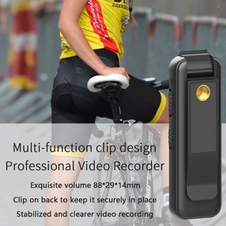 Camera thân 1080P có ghi âm và quay Video Camera Video Mini có thể đeo được với 180° Kẹp lưng ống kính xoay Giá đỡ xe đạp để thực thi pháp luật Giao hàng Du lịch cá nhân