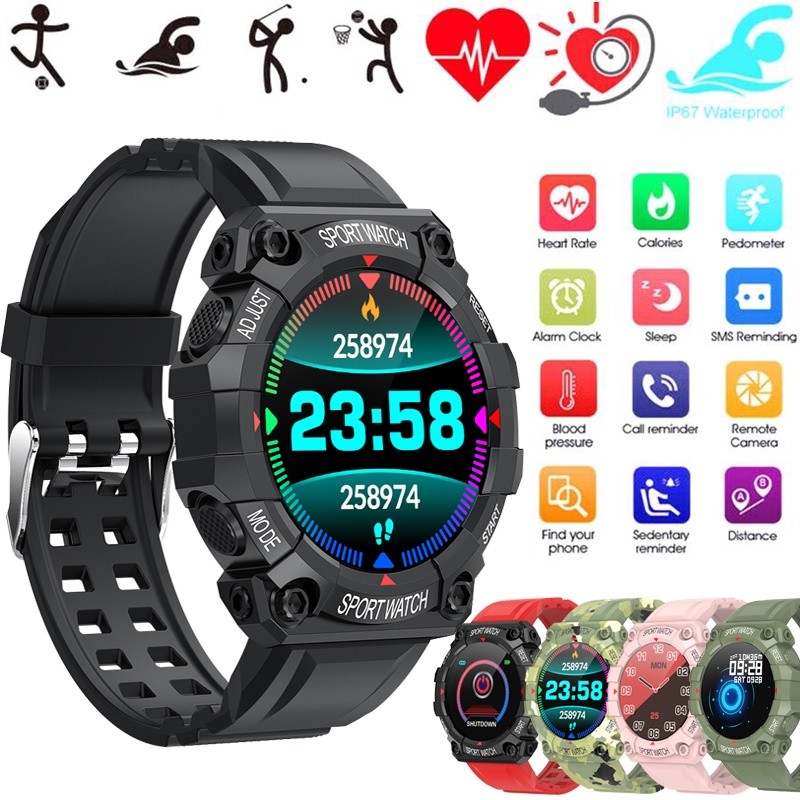 Đồng hồ thông minh Y56 Màn hình cảm ứng Bluetooth chống nước Theo dõi nhịp tim Vòng đeo tay thông minh Đồng hồ đeo tay điện tử Hỗ trợ đồng hồ đeo tay Android IOS Đồng hồ quà tặng cho nam nữ