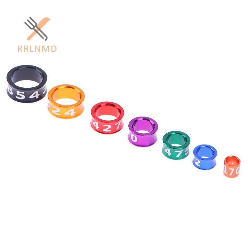 Rrlnmd 10 Chiếc Hợp Kim Chim Chân Nhẫn Bồ Câu Chân Với Số Ngoài Trời Công Cụ Huấn Luyện Chuyến Bay Thi Nhận Dạng Nhãn MỚI