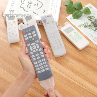 Lostcorner Silicone Điều Khiển Từ Xa Vỏ Bảo Vệ Điều Hòa Không Khí Tivi Điều Khiển Từ Xa Chống Thấm Nước Tai Gấu Huỳnh Quang Chống Bụi Bao Mới