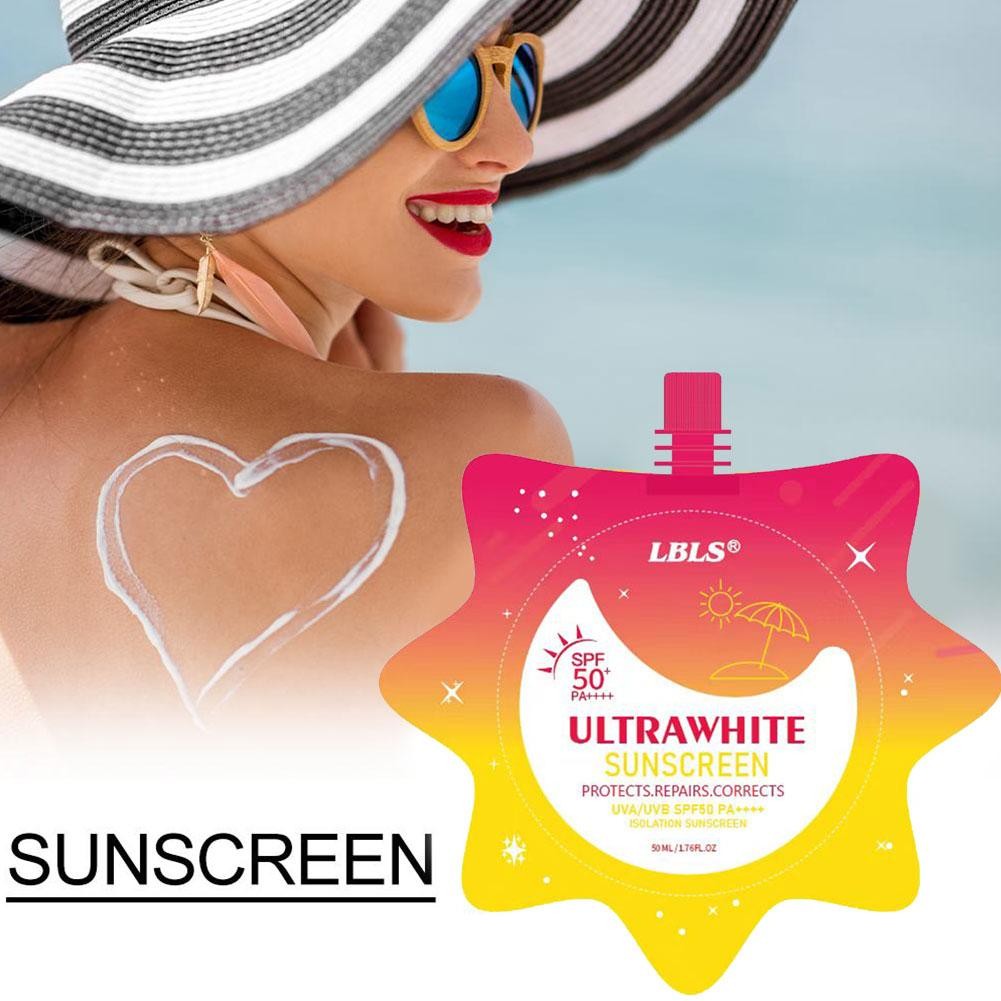 Kem Chống Nắng Ultrawhite 50ml Dành Cho Mọi Loại Da, Dành Cho Da Trắng I, Làm Sáng, Không Trắng Cast, Dễ Dàng A6d5