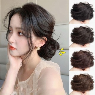 Asdfger Tóc Giả Vòng, Bun Liền Mạch Vô Hình Lụa Nhiệt Độ Cao Tự Nhiên, Phụ Kiện Tóc Tổng Hợp Lông Tơ Bé Gái