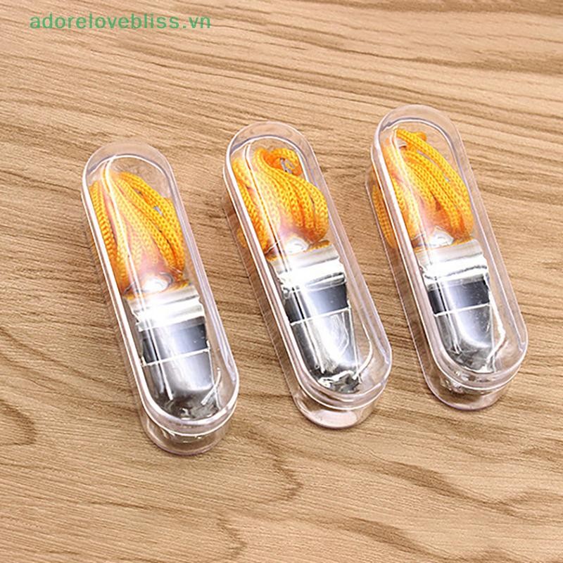 Thêm Còi kim loại lớn Đội thể thao có dây Còi thể thao mạnh mẽ Nhỏ gọn Chống mài mòn Còi bằng thép không gỉ Nhân viên cứu hộ BSS