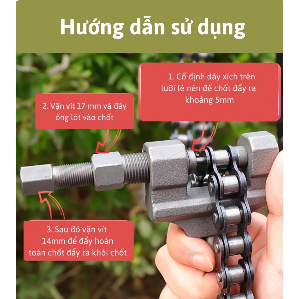 Vam đột xích tải Century 51-027,vam cắt xích tải,cảo mắt sên,vam đột mắt xích xe máy,cảo đột xích,cảo cắt xích,vam tháo