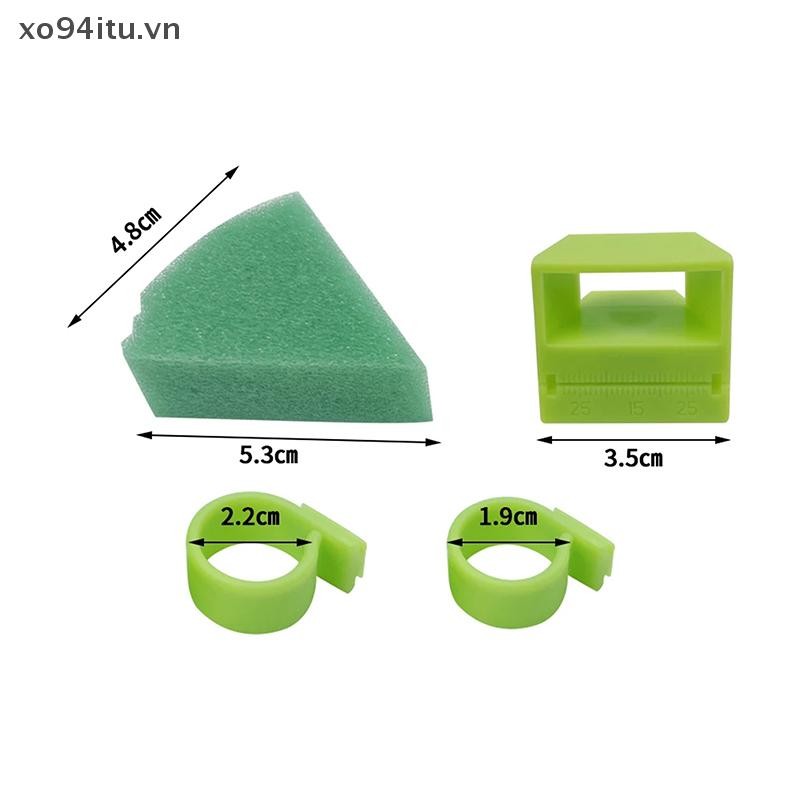 Xoitu Nha Khoa Endo File Block Endo File Holder Thước Rễ Kênh Ngón Tay Vòng Nội Nha Dụng Cụ Đo Ngón Tay Làm Sạch Bọt Biển VN