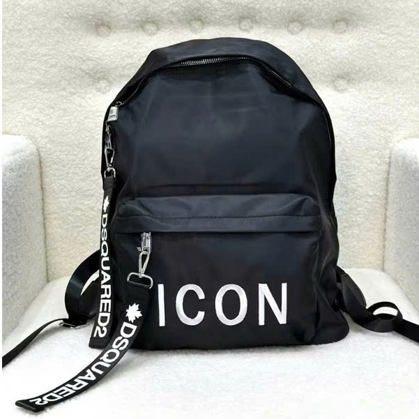 Balo I Con Mix Dây Khóa DSQ KCloset Cặp Sách Đựng Laptop Sách Vở Chất Dù Chống Nước NA752
