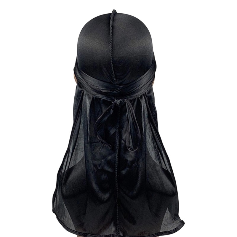 Bầu Trời Đuôi Dài Headwrap Durag Mũ Cho Nam Nhanh Khô Khăn Trùm Đầu Mũ Cho Dreadlocks