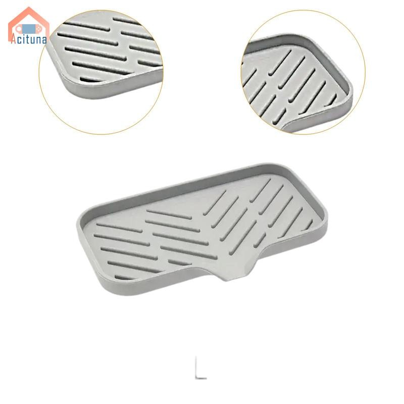 Hộp đựng bát đĩa xà phòng Dụng cụ sắp xếp nhà bếp cho xà phòng bát đĩa / miếng bọt biển / bàn chải Khay bồn rửa nhà bếp cho mặt bàn Vòi sen quầy phòng tắm