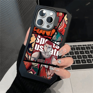 Vỏ Điện Thoại Hình Không Đều Cho iPhone 16 15 14 13 12 11 Slam Dunk Hanamichi Sakuragi Phim Hoạt Hình