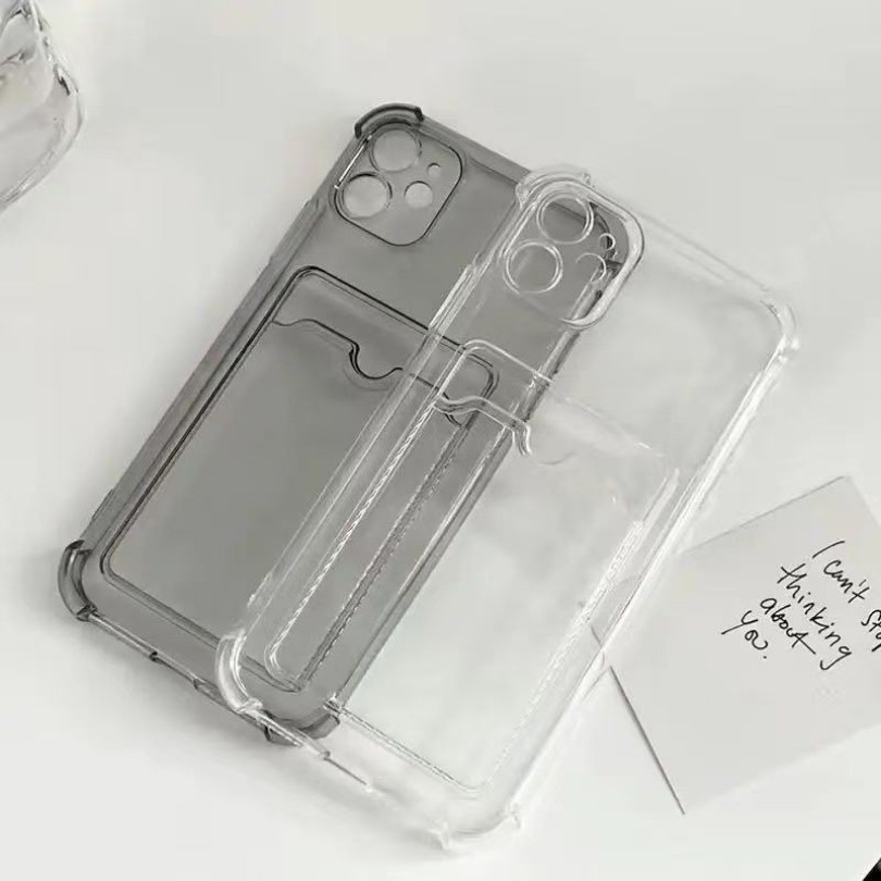 Infinix Hot 50 50i 40i 30i 40 Pro 30i Note 30 40 Pro + Smart 9 8 Pro 7 8 HD 8 7 Plus Vỏ Mềm Hình Ảnh Khe Cắm Thẻ Túi Khí Chống Sốc Vỏ Điện Thoại Trong Suốt