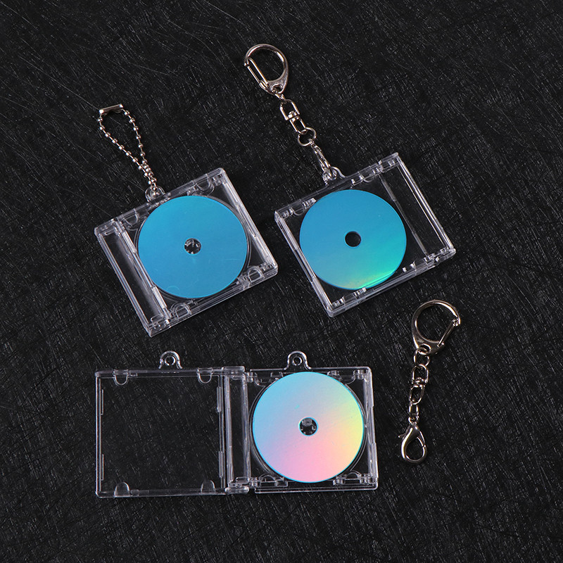 N2hao Album Trống Mini CD Case Móc Khóa CD Player Keyring Cho DIY Ba Lô ...