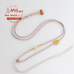 Phụ kiện Dây bện Bùa hộ mệnh Vòng cổ Mặt dây chuyền Dây buộc