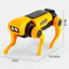 Chó Cơ Điện FUHUIOT, Đồ Chơi Robot RC Chạy Bionic, Giảng Dạy Khoa Học Bốn Chân Hệ Thống Năng Lượng Mặt Trời Điều Khiển Từ Xa Robot Điện Chó Đồ Chơi Trẻ Em