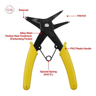Cuộc diễu hành 2 trong 1 DIY Snap Spring Ring Circlip Removal Cài đặt Bộ công cụ Kìm VN