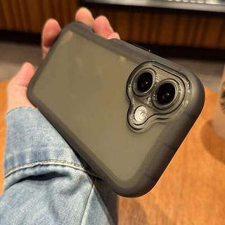 Túi Khí Đơn Giản Bảo Vệ Ốp Lưng Điện Thoại iPhone 17 Pro Max 16 15 14 13 12 11 Pro Max Chống Sốc Độc Lập Nút Vỏ Mềm