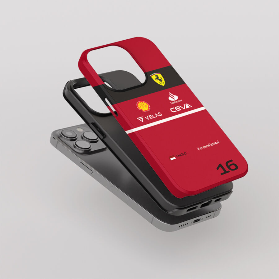Scuderia Ferrari Liveries Charles Leclerc #essereFerrari Ốp điện thoại