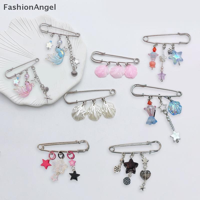 Fashionangel Y2k Gothic Ngọt Đính Hạt Thổ Cẩm Thời Trang Kẹp Giấy Ve Áo Pin Khóa Eo Giày Sneaker Thời Trang Huy Hiệu Áo Sơ Mi Cổ Phụ Kiện VN