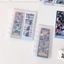 Hộp đựng thẻ ảnh SMILE, Album ảnh lỗ nấm lá rời, Chất kết dính bộ sưu tập thẻ thần tượng dọc trong suốt đơn giản