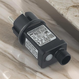 Bộ chuyển đổi nguồn điện GOODH, Thay thế máy biến áp LED IP44 31V 6W, phích cắm EU màu đen chất lượng cao ABS Đèn cổ tích Nguồn điện để chiếu sáng Giáng sinh-Tree Đèn cổ tích