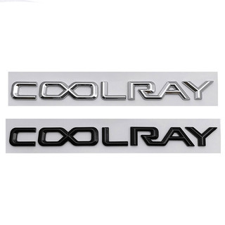 Dành Cho Geely coolray Tái Trang Bị Xe Dán ABS Đen Cá Tính Chữ Cái logo Phía Sau boot Nhãn Thân Đuôi Dán Bên Cửa Phần