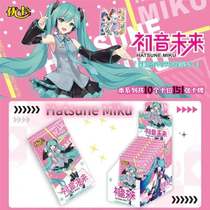 Bộ thẻ sưu tập Hatsune Miku Hộp mù – Thẻ giao dịch nhân vật Symphony SE, 10 cấp độ tương đồng, 30 gói (3 thẻ mỗi gói)