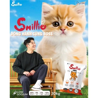 [Bao 20kg] Thức Ăn Hạt Smillie Cho Mèo Trưởng Thành Vị Cá Hồi