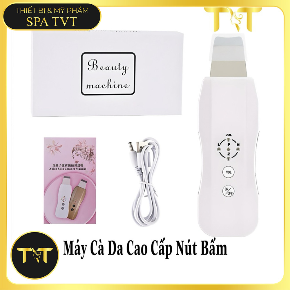 Máy Cà Da Chết Siêu Âm Nút Bấm, Hỗ Trợ Làm Sạch Sâu Loại Bỏ Tế Bào Chết