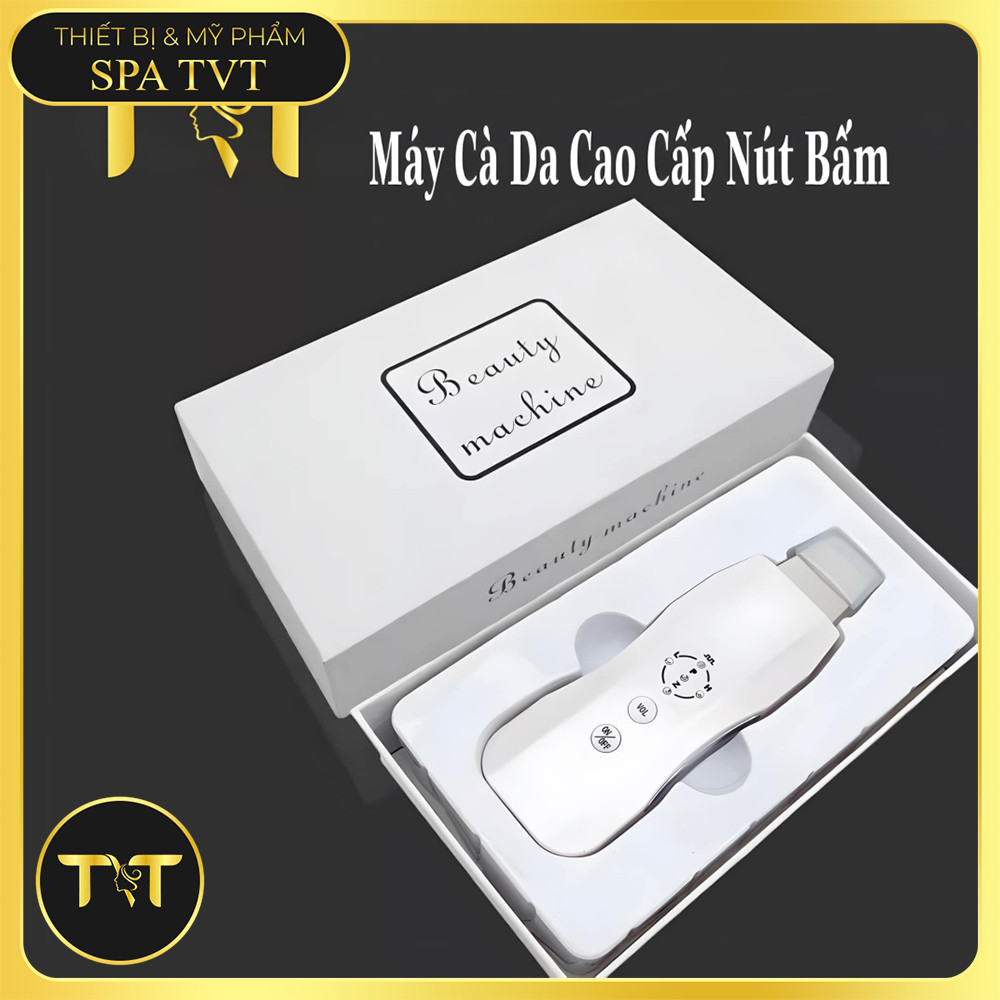 Máy Cà Da Chết Siêu Âm Nút Bấm, Hỗ Trợ Làm Sạch Sâu Loại Bỏ Tế Bào Chết