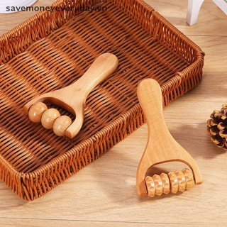[Savemoneyeveryday] 1PC Máy mát xa con lăn bằng gỗ Cổ, Vai và Chân Dụng cụ mát xa tay đa năng Máy mát xa chân [vn]