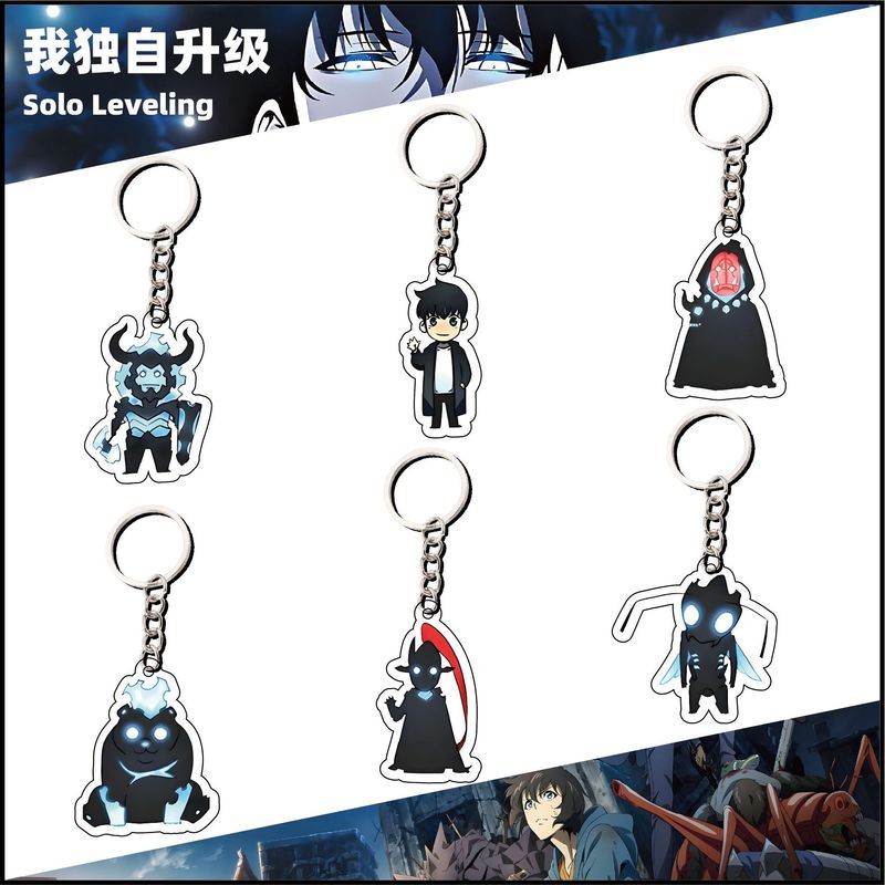 Móc khóa Acrylic Solo Leveling – Beru Ant King | Charm móc khóa Anime Fanmade | Túi Manhwa Merch Pendan