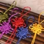 Nhỏ Trung Quốc Nút Trên Đĩa Bán Thành Phẩm Tua Nhỏ Mặt Dây Chuyền Fang Sheng Nút DIY Tay Dệt Vòng Tay Chất Liệu